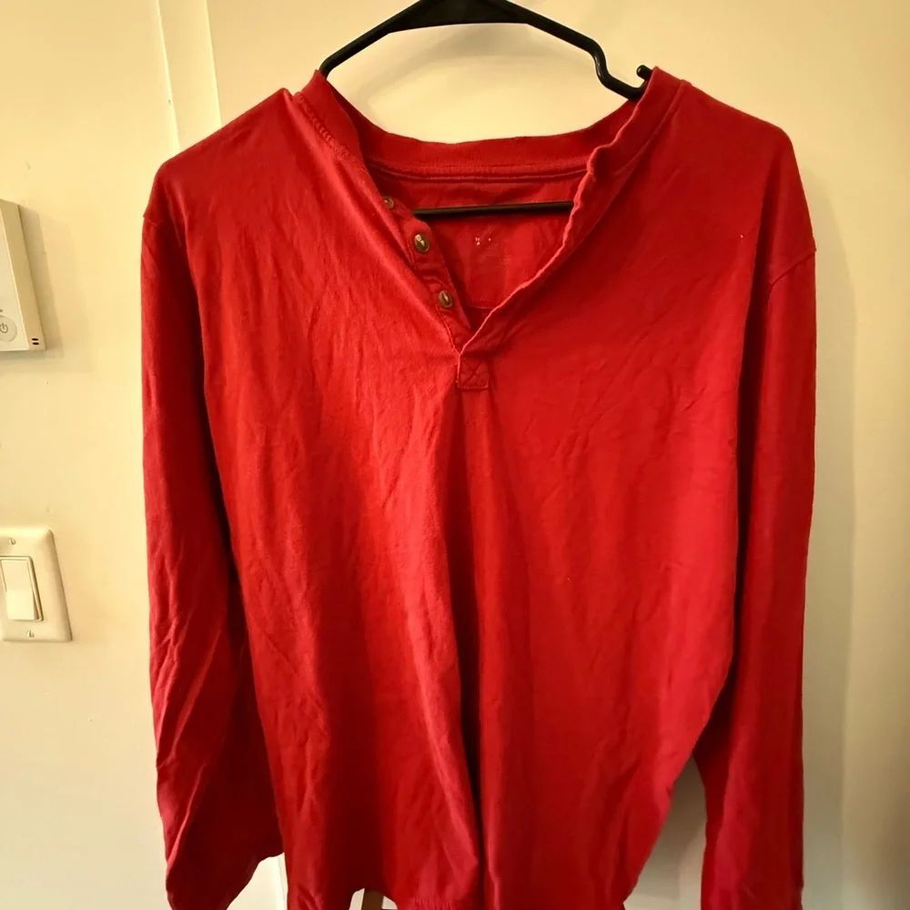 Men's Red Izod Shirt
